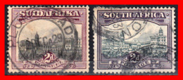 SOUTH AFRICA 2 SELLOS AÑO 1927-28 - Servizio