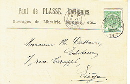 CP/PK Publicitaire DOTTIGNIES 1910 - Paul De PLASSE - Imprimerie - Musique - Courcelles