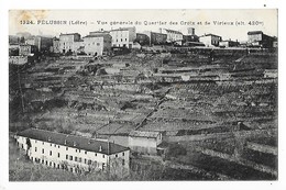 PELUSSIN  (cpa 42)  Vue Générale Du Quartier Des Croix Et De Virieux  -  L 1 - Pelussin