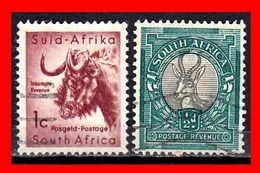 SUID AFRICA 2 SELLOS AÑO 1954 - Timbres De Service