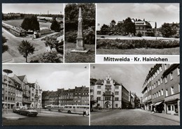 C1817 - TOP Mittweida - Ikarus Bus Postmeilensäule Markt Bahnhof Stadion - Reichenbach - Mittweida