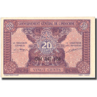 Billet, FRENCH INDO-CHINA, 20 Cents, Undated (1942), KM:90, SPL+ - Indochine