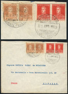 ARGENTINA: CANCEL OF ITALIAN SHIP: Cover Sent To Rapallo On 1/AP/1929 Franked With 12c. (San Martin W/o Period) With 2 D - Sonstige & Ohne Zuordnung