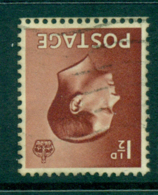 GB 1936 Edward VIII 1½d Watermark FU Lot32689 - Non Classés