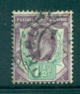 GB 1902-11 KEVII 1 1/2d Violet & Green FU Lot66722 - Unclassified