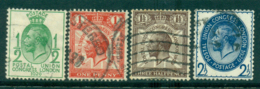 GB 1929 PUC To 2½d (4)FU Lot32664 - Unclassified