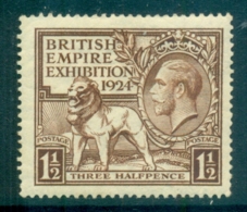 GB 1924 1.5d British Empire Exhibition MUH Lot70201 - Unclassified