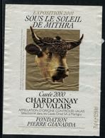 Rare // Etiquette De Vin // Vaches // Chardonnay Du Valais, Sous Le Soleil De Mithra - Cows