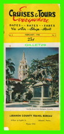 LIVRES - CRUISES & TOURS EVERYWHERE, 1948 - LEBANON COUNTY TRAVEL BUREAU, PA - 48 PAGES - - Otros & Sin Clasificación