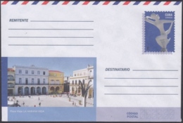 2018-EP-62 CUBA 2018 UNUSED INTERNACIONAL POSTAL STATIONERY. OLD PLACE, PLAZA VIEJA HABANA. - Lettres & Documents