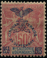 * NOUVELLE CALEDONIE 78 : 50c. Rose, TB - Used Stamps