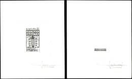NOUVELLE CALEDONIE 581 : Bambous Gravés, 2 épreuves D'artiste, Dessin Et Teinte En Noir Signées, TB - Used Stamps