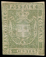 (*) ITALIE (ANCIENS ETATS) TOSCANE 18a : 5c. Vert-olive, TB. C - Tuscany