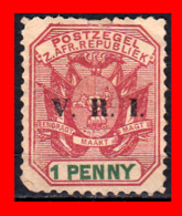 SUID AFRICA SELLO AÑO 1900 1 PENNY SUDÁFRICA TRANSVAAL - Officials