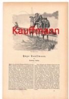 A102 251 Hugo Kauffmann Artikel Mit 10 Bildern Von 1887 !! - Pittura & Scultura