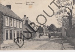 Postkaart-Carte Postale ZONNEBEKE Rue D'Ypres - Ieperstraat 1910 (L7) - Zonnebeke