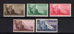 SAN MARINO 1948 LAVORO ** MNH LUSSO - Ungebraucht