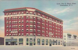 North Carolina Greensboro The O Henry Hotel 1946 Curteich - Greensboro