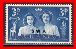 AFRICA SUID  AFRICA /  STAMP AÑO 1947PRINCESSES MARGARET ROSE AND ELIZABETH - Dienstzegels