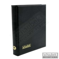 Schaubek Rb2075 Ringbinder Genius, Schwarz - Formato Grande, Fondo Negro