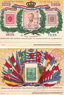 Luxembourg,2 Cartes, Salon Du Timbre Du 20-25/12/1939 - Franking Machines (EMA)