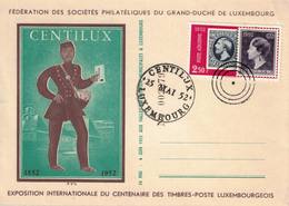 Luxembourg, 1 Carte, Centilux 25-05-1952 - Franking Machines (EMA)