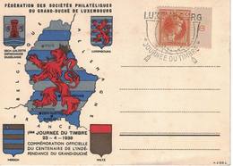 Luxembourg, Carte Journée Du Timbre 23-04-1939 - Machines à Affranchir (EMA)