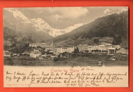 VARR-06 Leukerbad  Loèche-les-BainsPrécurseur  Circulé 1900 Timbre Manque - Loèche