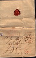 GB - SCOTLAND - GREENOCK Via LONDON Via Frace Angl./Soulogna  To CURZOLA - 27. 10. 1844. - ...-1840 Prephilately