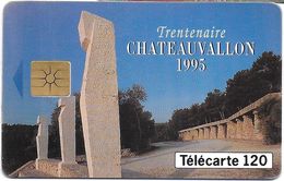 TÉLÉCARTE PHONECARD F 559 CHATEAUVALLON 1995 - 120 Unités 