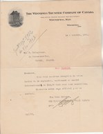 Canada Facture Lettre Illustrée 8/10/1923 The Winnipeg Trustee Company Of Canada - WINNIPEG - Canada