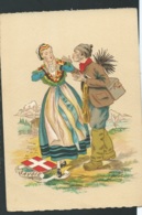 Les Costumes Dans Les  Provinces Françaises  ,Savoie  , Illustration   Naudy   - Gaf42 - Naudy