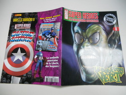 FASCICULE MARVEL SUPER HEROES  COLLECTION OFFICIEL AVEC POSTER AU CENTRE  N°8 LE BOUFFON VERT TBE - Strange