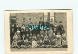 44 - BOURGNEUF EN RETZ - Carte Photo De L'école Des Garcons - écolier - Bourgneuf-en-Retz