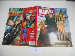 FASCICULE FIGURINE MARVEL AVEC POSTER ATTACHER AU CENTRE N°27 L'HOMME SABLE C2 - Strange