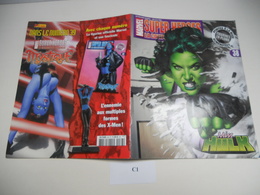 FASCICULE FIGURINE MARVEL AVEC POSTER ATTACHER AU CENTRE N°38 MISS  HULK TBE C1 - Strange