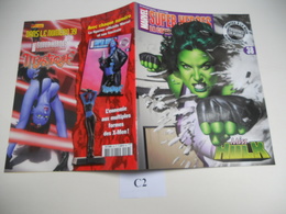 FASCICULE FIGURINE MARVEL AVEC POSTER ATTACHER AU CENTRE N°38 MISS  HULK TBE C2 - Strange