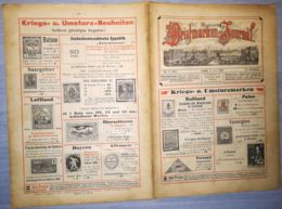 ILLUSTRATED STAMPS JOURNAL- ILLUSTRIERTES BRIEFMARKEN JOURNAL MAGAZINE, LEIPZIG, NR 11, JUNE 1920, GERMANY - Deutsch (bis 1940)