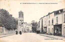 Champtoceaux     49         Place  De La Mairie Et Grande Rue   (voir Scan) - Champtoceaux