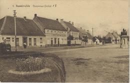 Bassevelde    Dorpstraat  (links).    1934   Bassevelde   Naar   Vilvoorde - Assenede