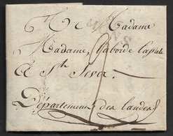 1802 - An 10 - LAC - 86 MONS 30mm X 13mm. TB - 1792-1815: Conquered Departments