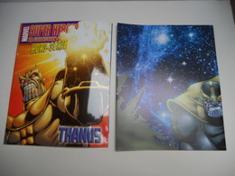 Fascicule Marvel Super Heroes Thanos N° 4   AVEC POSTER AU CENTRE  TBE - Strange