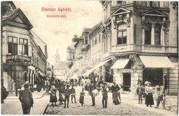 T2/T3 1910 Győr, Kazinczy Utca, Első Győri Gőzerővel Berendezett Selyem és Kelme Festészeti és Vegyészeti Tisztító Intéz - Zonder Classificatie