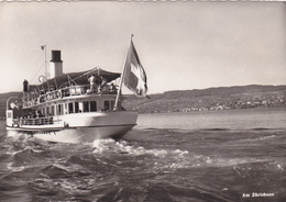 SUISSE,SCHWEIZ,SVIZZERA,SWITZERLAND,HELVETIA,BATEAU ZURICH,ZURI,ZURIGO,CARTE PHOTO RARE - Zürich