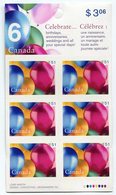 RC 11417 CANADA 2006 BIRTHDAY BALLONS CARNET BOOKLET MNH NEUF ** - Ganze Markenheftchen