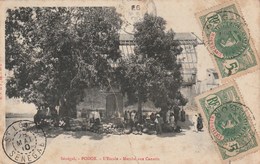 CP BOGHE 1908 Podor L'Escale Marché Aux Canaris - Storia Postale