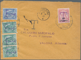 Albanien - Portomarken: 1914, An Unfranked Letter To An Official Of The Albanian Post Office., With - Albanie