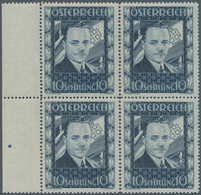 Österreich: 1936, 10 S Dollfuß Tadellos Postfrisch Mit überbreitem Oberrand (!) Mit Produktionsbedin - Neufs