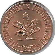 *1 Pfennig 1950 D  Km 105  Xf+ - 1 Pfennig