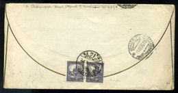 BUDAPEST 1926. Levél, Céglyukasztásos Bélyegekkel Olaszországba Küldve   /  Letter Corp. Punched Stamps To Italy - Brieven En Documenten